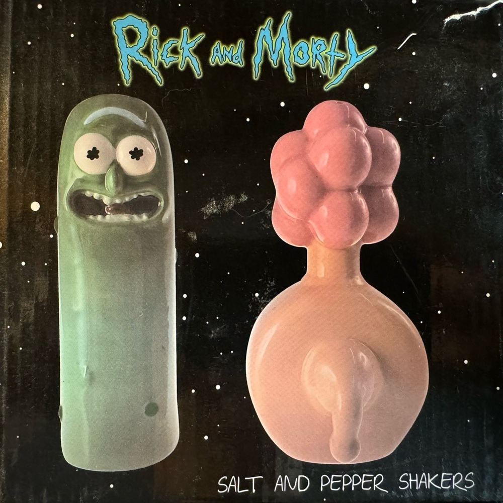Rick and Morty Salt and Pepper Shakers